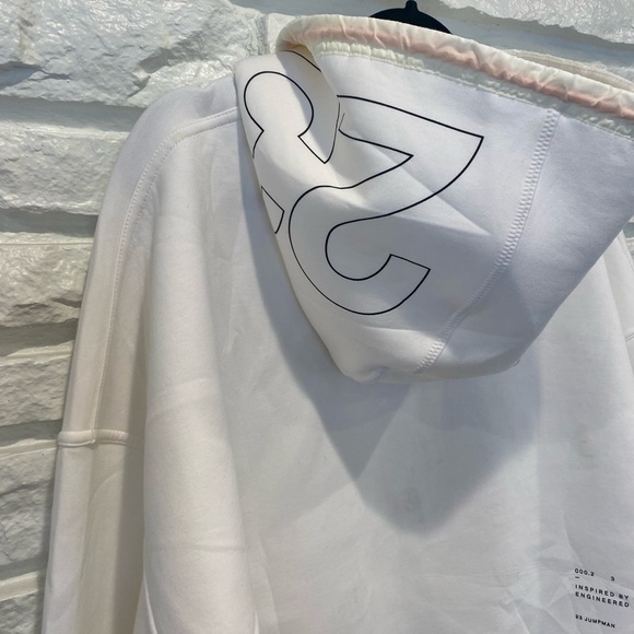 Nike Men’s Air Jordan 23 Engineered Hooded Pullover Sports White, Large - Picture 8 of 10